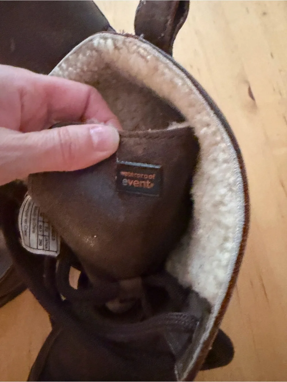 UGG Larus Grizzly fold over Combat boots